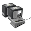 Kärcher Power+ 36/60 Ladepakke 2 Stk 36 v, 6,0 ah Batterier, 1 Stk Lader