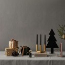 Cooee Design Heavy Tealight Holder Nero Marquina
