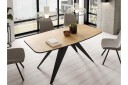Ferro Spisebord 198 cm - Svart/Beige