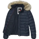 Tommy Jeans Tjw Basic Hooded Down Jacket Ext - Navy - L