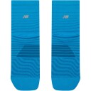 New Balance Pro Run Quarter Socks 1 Pair   Blue   XL