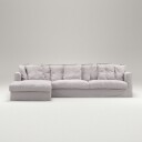 Decotique Le Grand Air 3 Seter Sofa Lin Divan Venstre Misty Grey