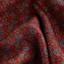 Ferner Jacobsen Scarf Wool-Silk - Red Paisley Rød OS
