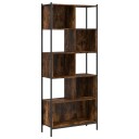  Bokhylle røkt eik 72x28x172 cm konstruert tre 8721012341319