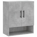 vidaXL Veggskap betonggrå 60x31x70 cm konstruert tre