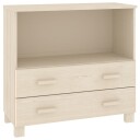 vidaXL Skjenk HAMAR honningbrun 85x35x80 cm heltre furu