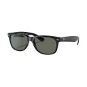 Ray-Ban New Wayfarer Classic Polarized Sunglasses RB2132-901/58-P