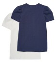 Creamie T skjorte   2 pack   Cloud/Navy   Creamie   1 år 80   T skjorte Blå Hvit
