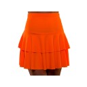 Wicked Costumes Ltd 80-talls Neon Volangskjørt Oransje - Medium/Large