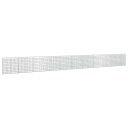 vidaXL Gabion med 3,5 mm tråd og 5x10 cm mesh 1050x10x100 cm