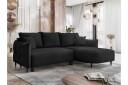 Sycylia Sofa med Divan 3 seter   Svart