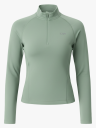 ICIW Define Seamless Invisible 1/2 Zip Long Sleeve Grønn L