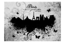 Fototapet Paris Is Always A Good Idea B&W 200x140 - Artgeist sp. z o. o.
