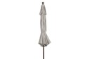 Brafab Paliano parasoll Brun alu/taupe 3 m Brun