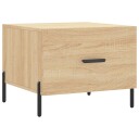 vidaXL Salongbord sonoma eik 50x50x40 cm konstruert tre
