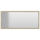 vidaXL Baderomsspeil sonoma eik 80x1,5x37 cm sponplate