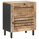 vidaXL Nattbord Naturlig 50 x 33 x 60 cm Massiv mango tre