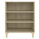 vidaXL Skjenk sonoma eik 57x35x70 cm sponplate