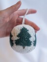 Du Store Alpakka 132 04 Du grønne glitrende julekule