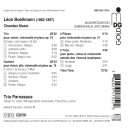 Trio Parnassus Gtrard Causst Chia Chou G Rard Causs Gérard Causse Michael Gross Léon Boëllmann  Piano Trio Op. 19 / Piano Quartet Op. 10  CD
