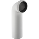 Toalettsete. PP 90° Ø 110 mm hvit