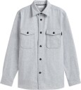 Tommy Hilfiger Cpo Classic Fit Icon Collar   LIGHT GREY HEATHER   M