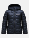 Peak Performance Junior Helium Down Hood Jacket Sort 120