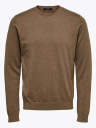 Selected Homme Berg Crew Neck Brun XXL