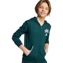 adidas Collegiate Full Zip Hettegenser Barn Grønn 152