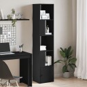  Bokhylle svart 40x36x189 cm konstruert tre