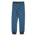 Joha Ice Crystal legging i ull/bomull til barn Blue