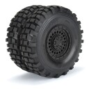 1/10 Carbine Front/Rear 1.9" 12mm Rock Crawler Wheels 2 Black