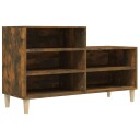 vidaXL Skoskap r?kt eik 102x36x60 cm konstruert tre