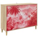 vidaXL Serviesskap AACHEN Sonoma 102 x 33 x 75 cm Konstruert tre