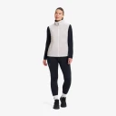 Revolutionrace Northbound Fleece Vest Dame Grey Melange XL Dame Overdeler Fleece & midlayers