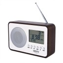 Camry CR 1153 Bærbar FM-Radio med Klokkeradio og LCD-Skjerm - Brun