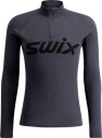 Swix RaceX Merino Half Zip M Undertøy Overdel Phantom XXL