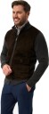 Alan Paine Oakmore full zip jacket with suede front S brun herre