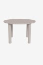 AC Design Furniture   Magee rundt spisebord plate og understell PU lakkert Mdf Ø120x75 cm   Grå