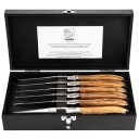 Laguiole style de vie Laguiole Grillkniver 6-pakning, oliventre