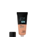 Maybelline Fit Me Matte + Poreless Foundation 320 Natural Tan - Matt Egenskaper for Fet og Normal Hud