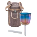 Meinl ESOLCSB528 Crystal Singing Bowl Essence Solfeggio MI 528 Hz
