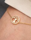Avilé Jewelry Tree of Life Armbånd 18 kt. Gullbelagt sølv DI015-GP - Dame - 925 sterling silver