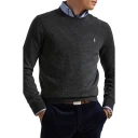 Polo Ralph Lauren Washable Wool Crewneck Sweater   Grey   S