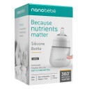 Nanobébé Flexy Silicone Baby Bottle White 270ml