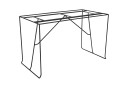 Brafab Sinarp bordstativ Svart 125 x 70 cm Svart