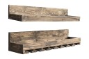 Desgrar Vegghylle 90x13 cm   Brun