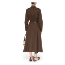 Max Mara Studio Dame Kjoler Brun S,