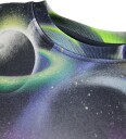 Molo Collegegenser   Monti   Airbrush Space   Molo   8 år 128   Collegegenser Blå Grønn Lilla