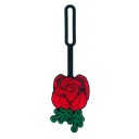 Bagmerke med rose
